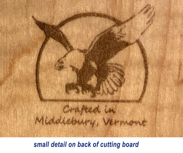 Middlebury College Shield Cheese Board
