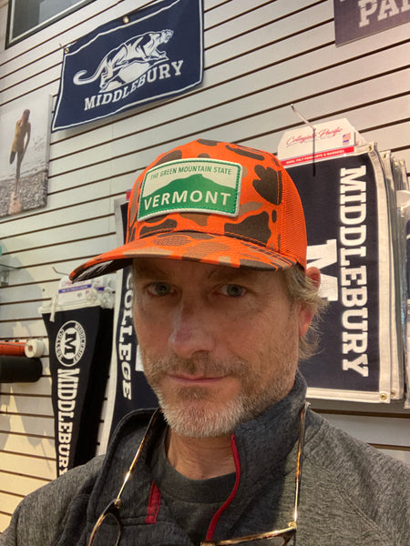Green Mountains Vermont Hunters Hat (Blaze - Duck Camo)