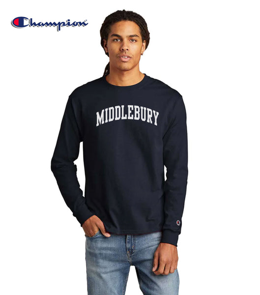 Middlebury Jersey Long Sleeve Tee (navy)
