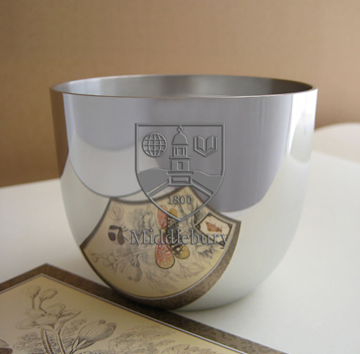 Jefferson Cup 8oz - Middlebury Shield – The Middlebury Shop