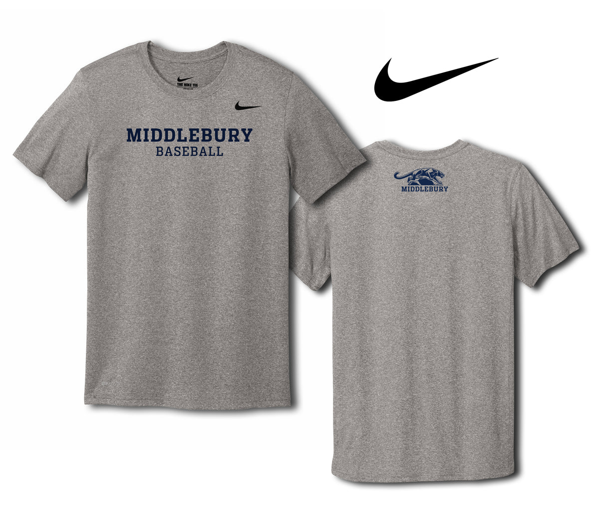 XL　2006年製 NIKE MLB ブレーブス #7 ベースボールシャツ Nike Middlebury Baseball T-Shirt (Grey) – The Middlebury Shop