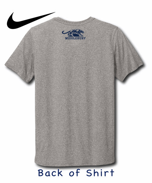 Nike Middlebury Swimming & Diving T-Shirt (Grey)