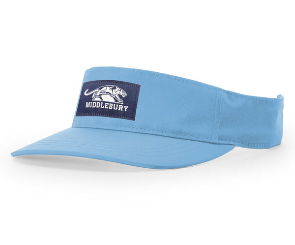 Middlebury Panther Visor (R709-Columbia Blue)