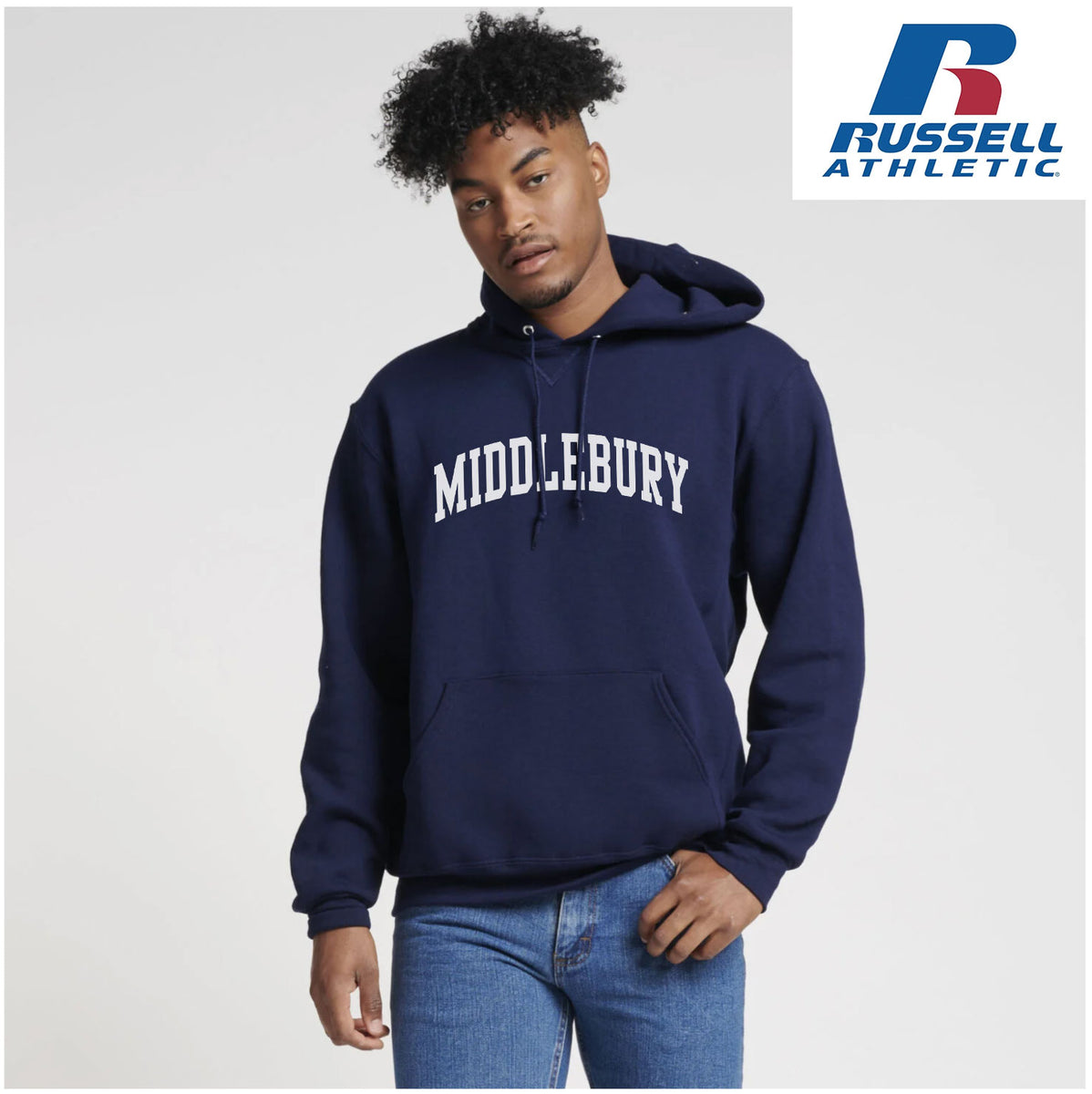 Classic Middlebury Hooded Sweatshirt (Navy) – The Middlebury Shop