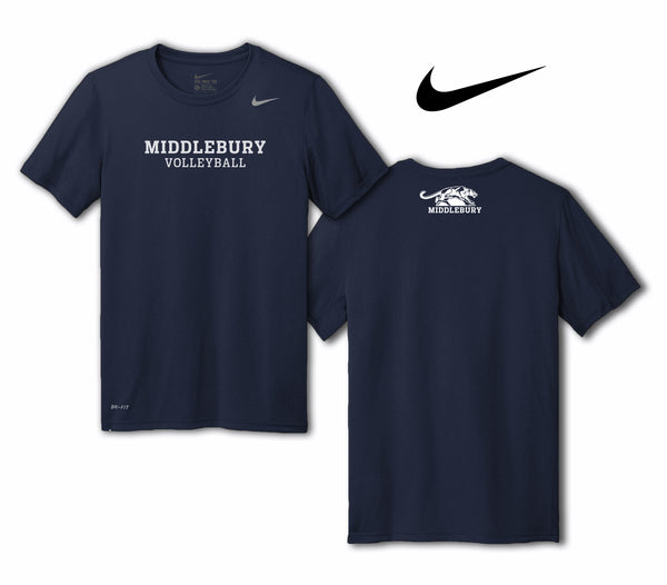 Nike Middlebury Volleyball T-Shirt (Navy)