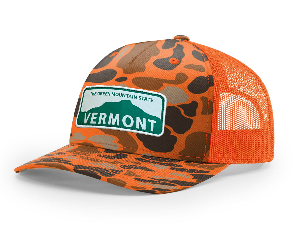 Green Mountains Vermont Hunters Hat (Blaze Duck Camo) – The