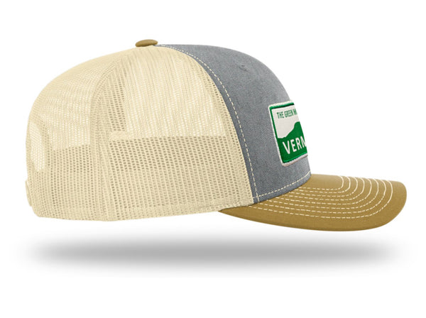 Vermont Green Mountains Hat (Grey/Birch/Amber Gold)
