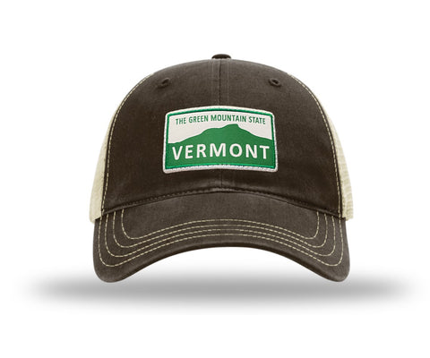 Vermont Green Mountains Hat (Brown/Khaki)