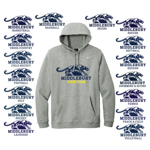 Nike Middlebury Panther Team Hoodie (grey)