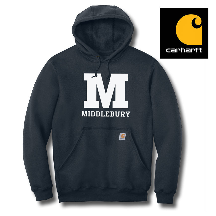 Middlebury Carhartt Hooded Sweatshirt (navy) – The Middlebury Shop