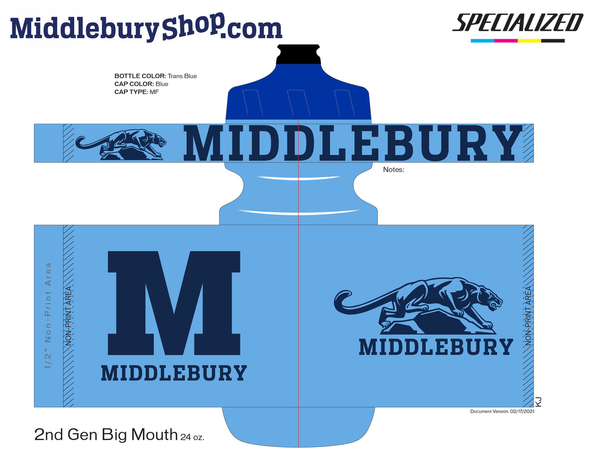 Middlebury Specialized Bike Water Bottle (24oz) – The Middlebury Shop