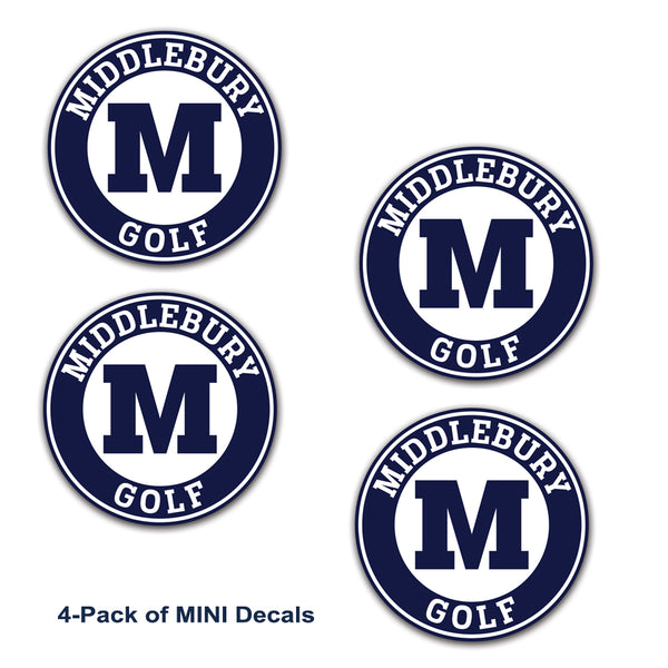 Middlebury Golf Decals