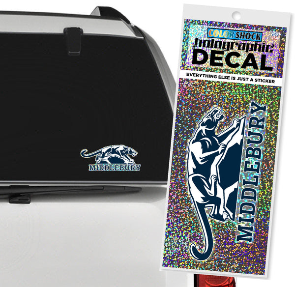 Panther on the Rock Decal - Holographic