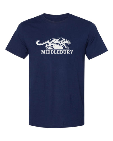 Middlebury Panther T-Shirt (SALE Tee-navy)