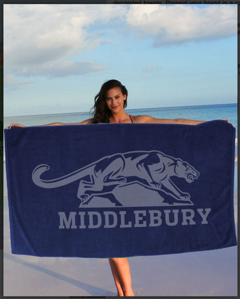 Middlebury Panther Beach Towel