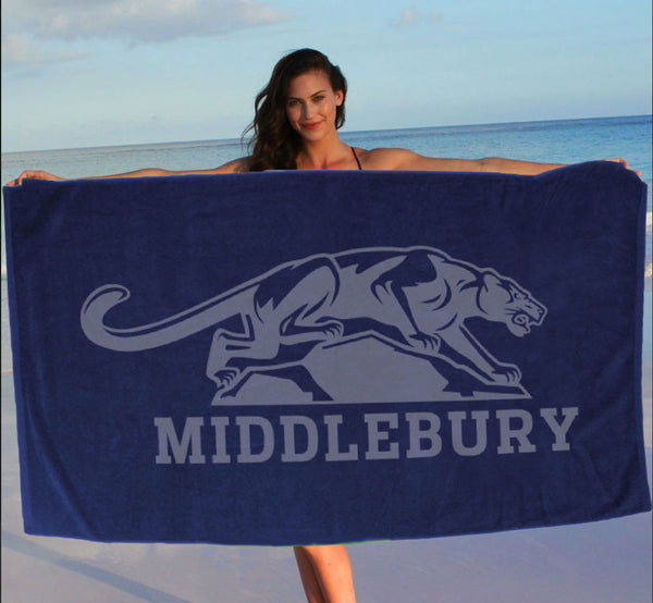 Middlebury Panther Beach Towel