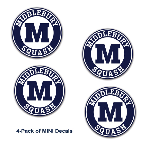 Middlebury Squash Decals