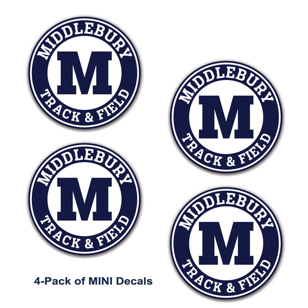 Middlebury Track & Field Decals