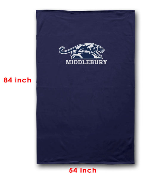 Middlebury Panther Sweatshirt Blanket