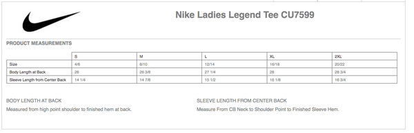 Women's Nike Dri-Fit Middlebury T-Shirt (grey)