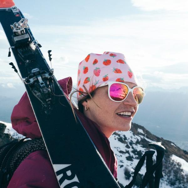 Alpine Fleece-Lined Hat - Strawberry Fields