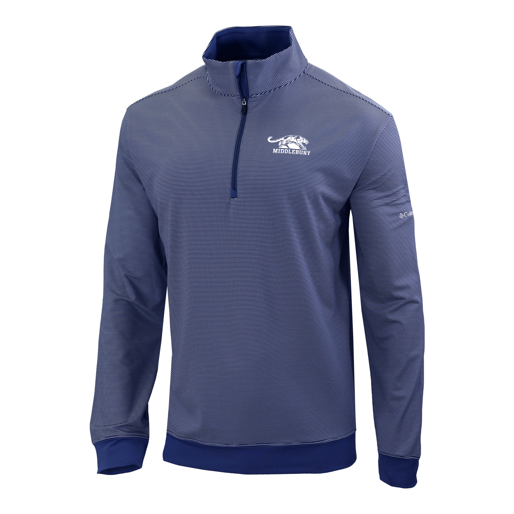 Omni-Wick Even Lie Pullover (Collegiate Navy Strip)