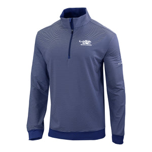 Omni-Wick Even Lie Pullover (Collegiate Navy Strip)