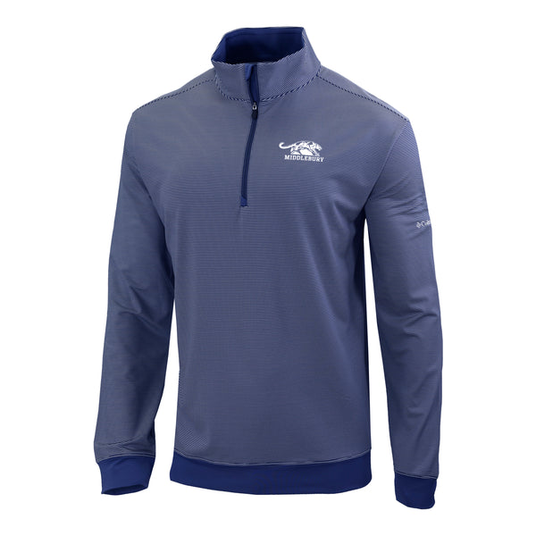 Omni-Wick Even Lie Pullover (Collegiate Navy Strip)