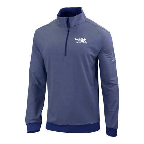 Omni-Wick Even Lie Pullover (Collegiate Navy Strip)