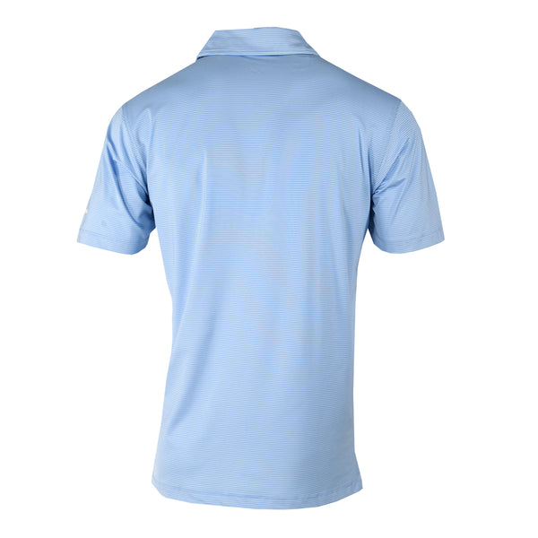 Middlebury Double Hit Polo (Light Blue Stripe)