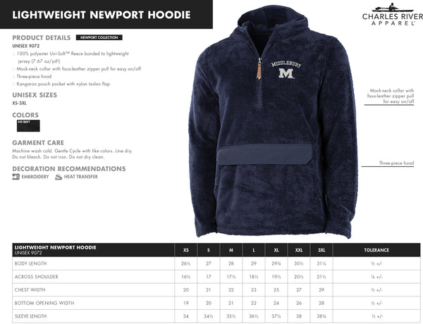 Middlebury Newport Hoodie (Navy)