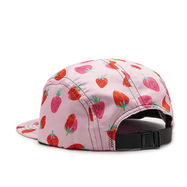 Flat Brim Hat - Strawberry Fields
