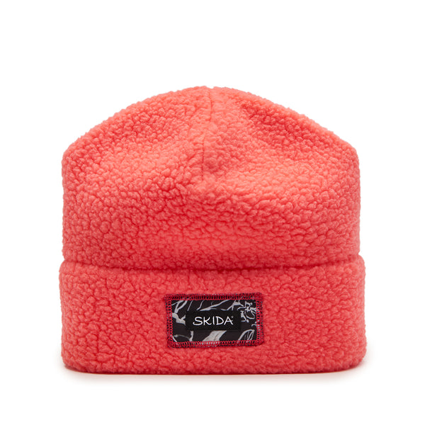 High Pile Polartec® Fleece Hat - Hot Coral
