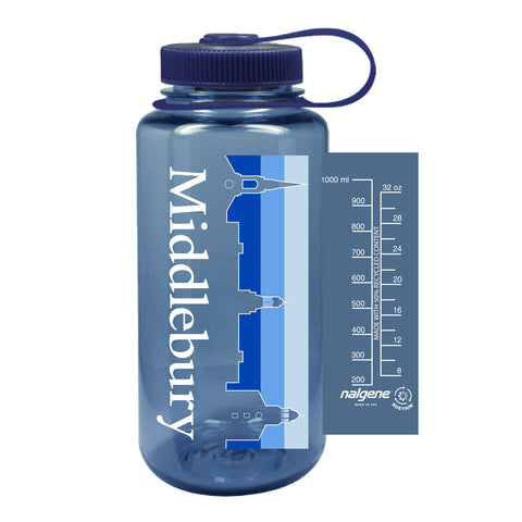 Middlebury Nalgene Bottle (Light Blue/Navy)