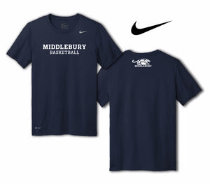 Nike Middlebury Panther Basketball T-Shirt (Navy)