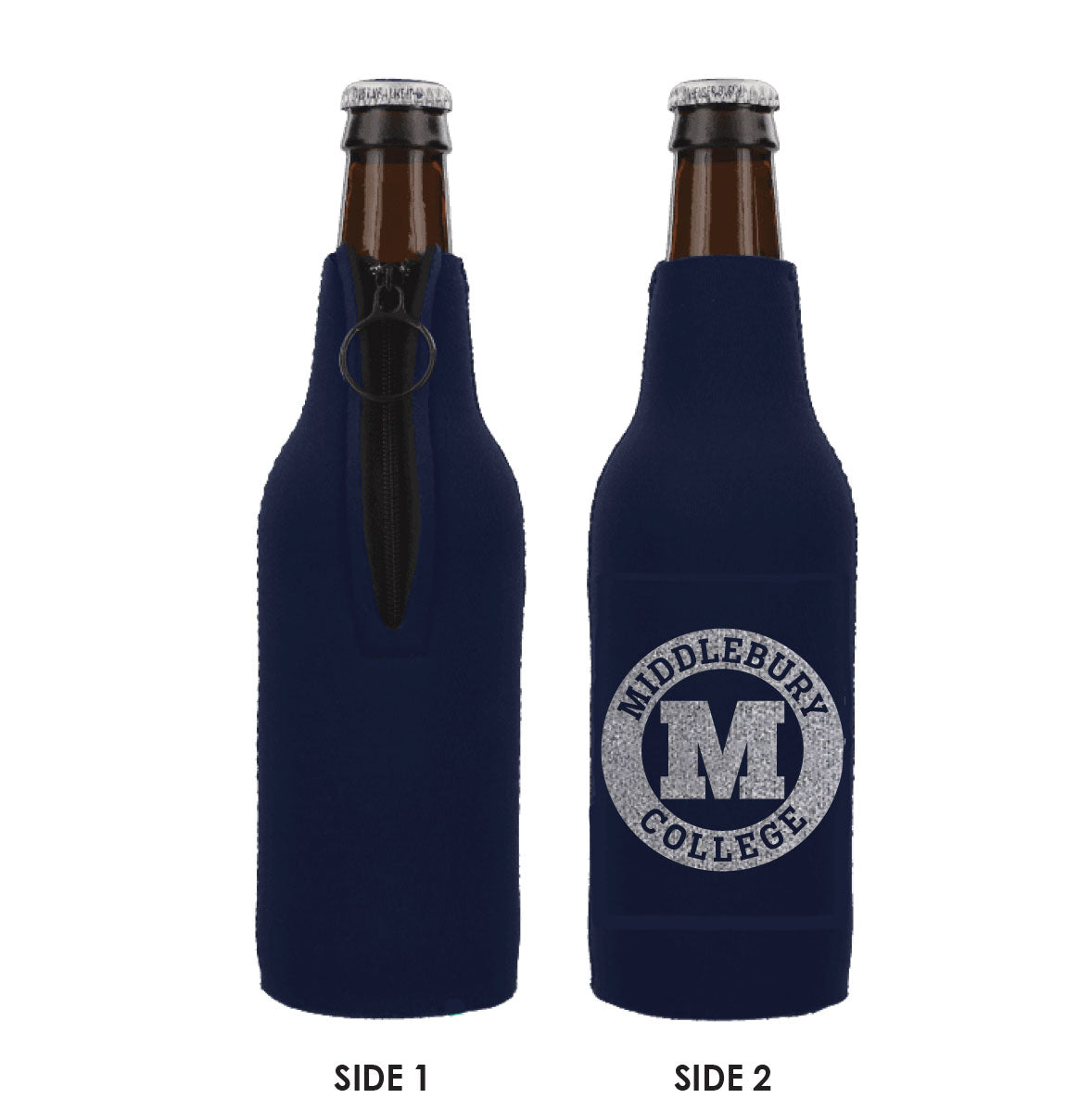 Middlebury Beverage 12oz Bottle Cooler (Zipper)