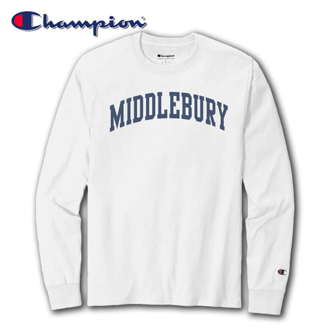 Middlebury Jersey Long Sleeve Tee (white)