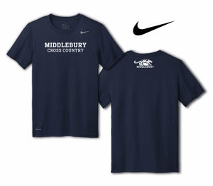 Nike Middlebury Cross Country T-Shirt (Navy)
