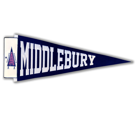 Middlebury Felt Embroidered Pennant
