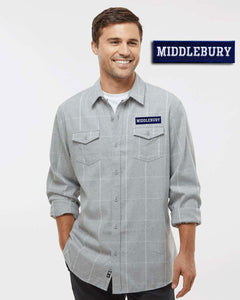 Middlebury Flannel Shirt (Grey/White)
