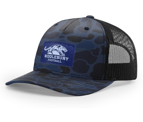Middlebury Panther Football Hat - Navy Camo (112PFP)