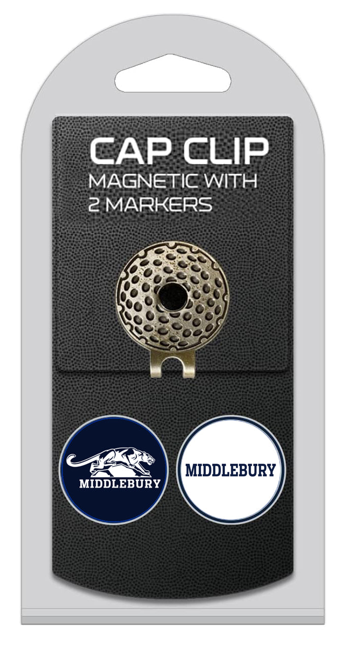 Middlebury Golf Cap Clip & Markers