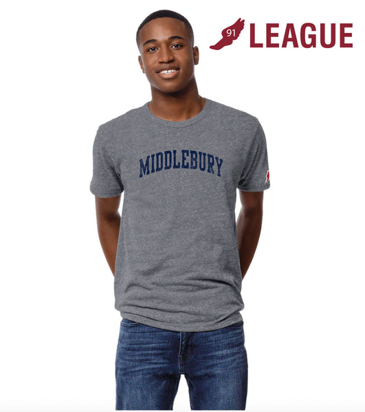 Middlebury Tri-Blend T-Shirt (Heather-Grey)