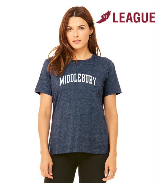 Women's Middlebury Classic T-Shirt (TriBlend - Heather Navy)