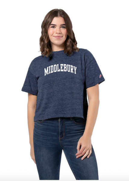 Women's Middlebury MIDI T-Shirt (TriBlend - Heather Navy)