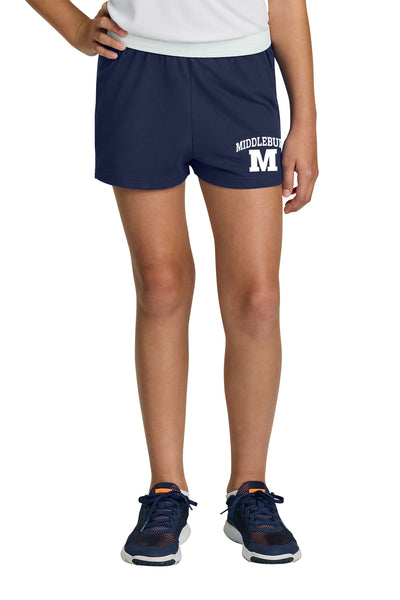 Girls Jersey Knit Short (Navy)