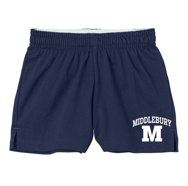 Girls Jersey Knit Short (Navy)