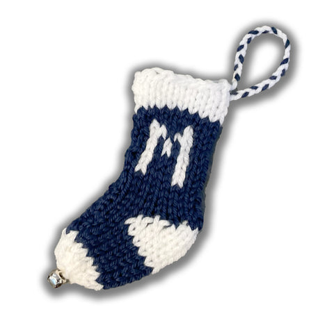 Hand Knit Stocking Ornament