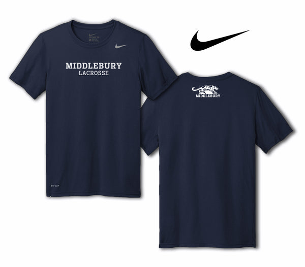 Nike Middlebury Lacrosse T-Shirt (Navy)