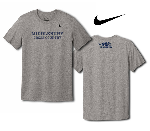 Nike Middlebury Cross Country T-Shirt (Grey)